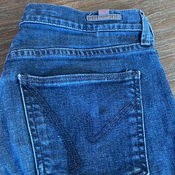 Citizens of Humanity ladies jeans in blue denim size 27. Straight leg extra long - Picture 9 of 14